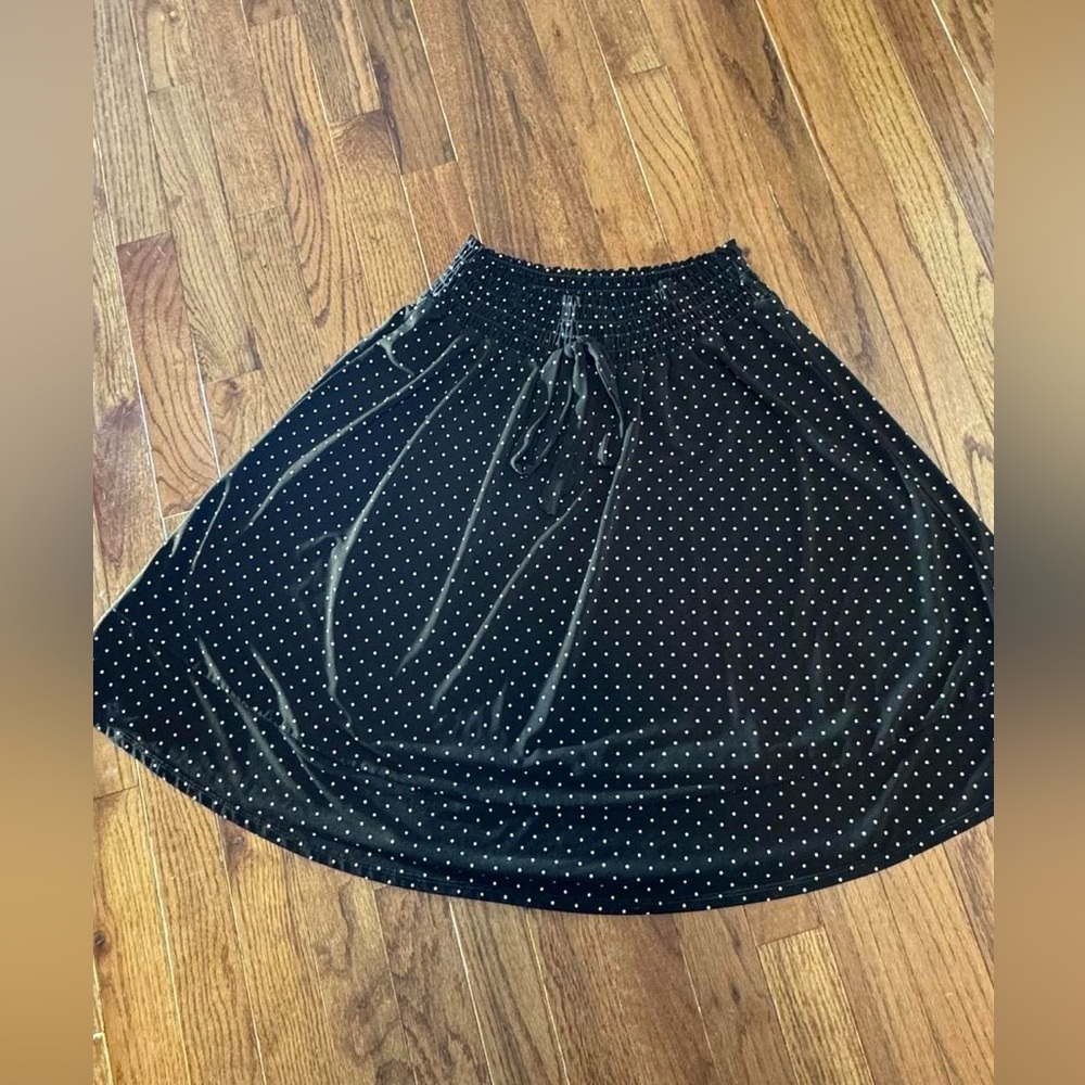 Brown Polka Dot Skirt